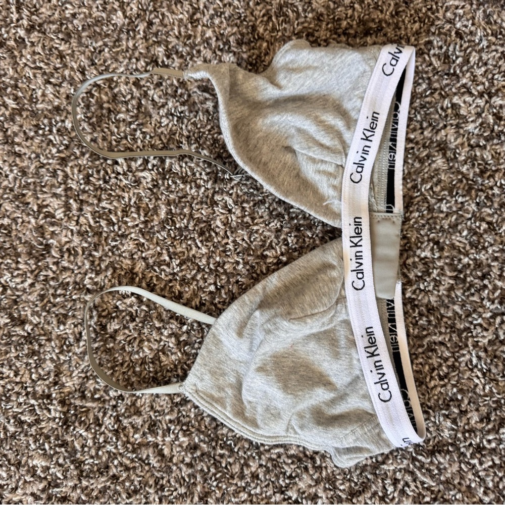Calvin Klein Light Gray Bralette